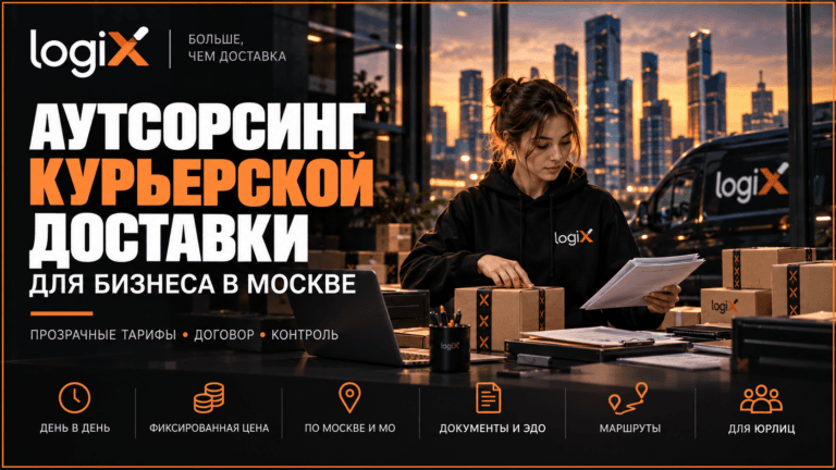 Аутсорсинг курьерской доставки для бизнеса: как передать задачи подрядчику без потери контроля