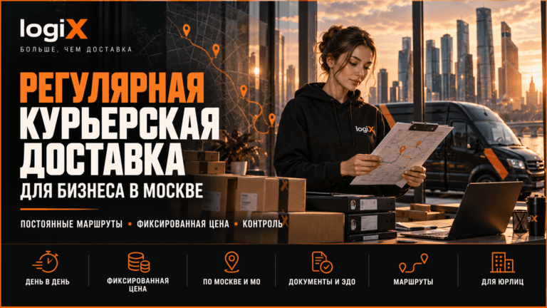 Регулярная курьерская доставка для бизнеса в Москве: как организовать постоянный маршрут